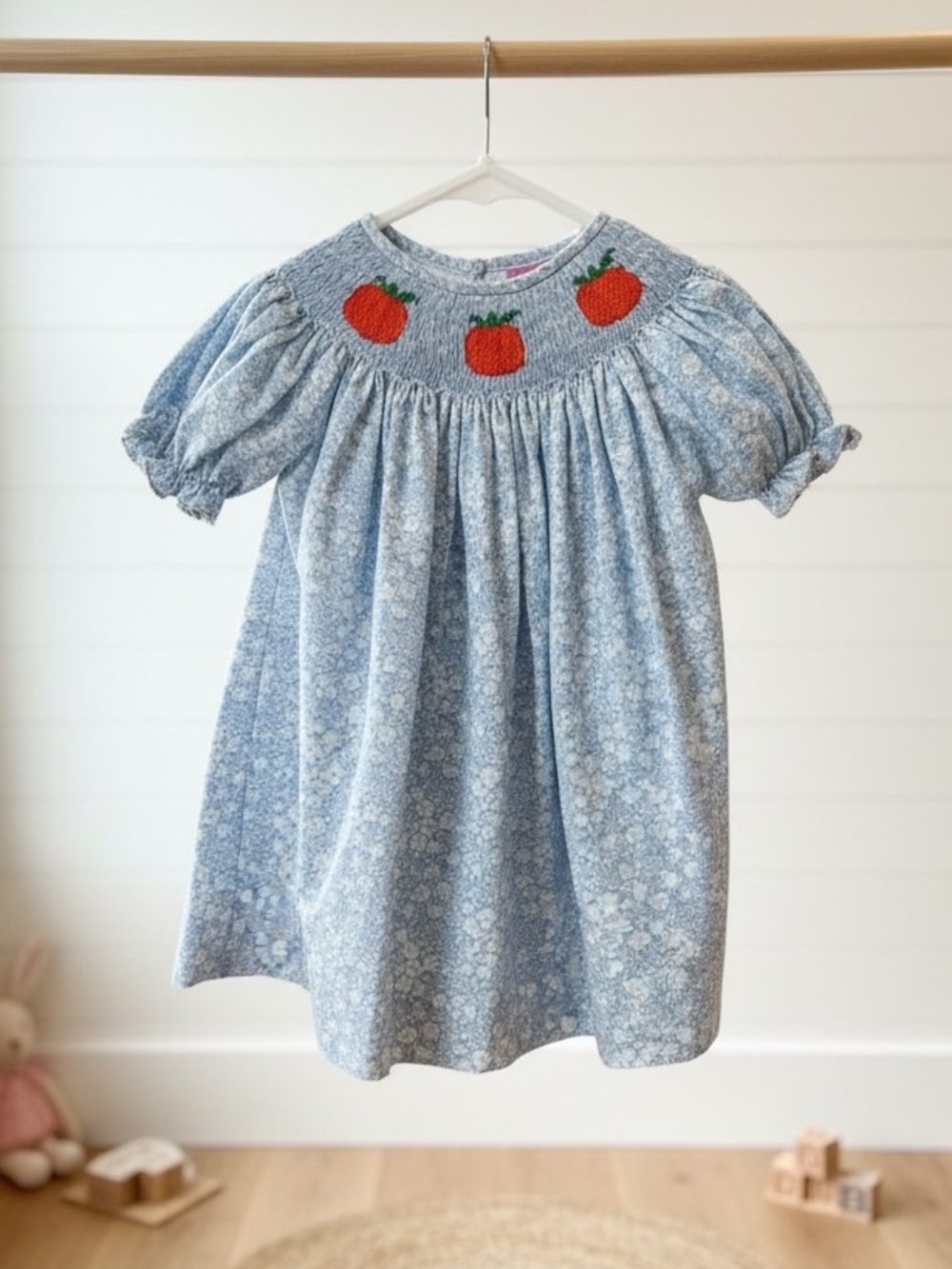 Poppy kids co. Fall pumpkin dress